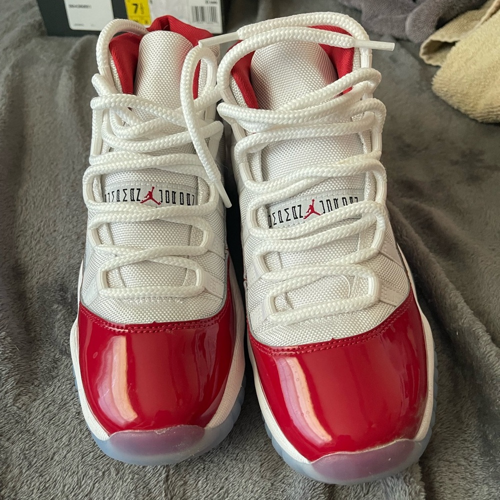 Kids Red and White Sneakers